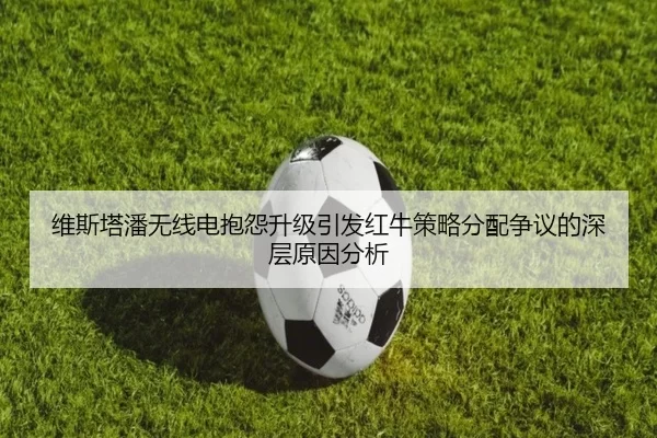维斯塔潘无线电抱怨升级引发红牛策略分配争议的深层原因分析